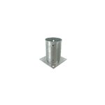 Simpson strong tie - support pied de poteau rond 100mm  fixer galvanis  chaud