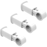 Supports avec pince pour radiateurs sche - serviettes - tuyaux 22 mm - capacit 75 kg - blanc