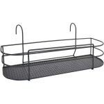 Support de plantes pour balcon et fentre anthracite 60 x 24, 5 - pf bac 19, 5 cm