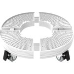 Support de plante robuste avec roues, capacit� de 200 kg, support de pot de fleur rond r�glable int�rieur ...