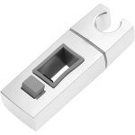 Support de pommeau de douche coulissant pour rectangle de 15 x 30 mm, support de douche � main carr� ...