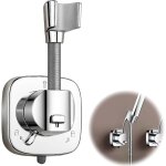 Support pommeau de douche, support douche ventouse, rotatif � 360� avec ventouse, universel avec crochet, ...