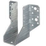 Support de poteau forme u galvanis�, gah alberts, 40 x 110 mm