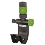 Support robinet pour tuyau d'arrosage avec raccord