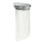 Support mural collecmur extreme pour sac de 110l avec couvercle galvanis - rossignol - 57798