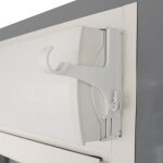 Store menuiserie - support sans perage, tringle  rideau, pour coffre de volet roulant, blanc, extensible ...