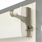 Store menuiserie - support sans perage, tringle  rideau, coffre de volet roulant, gris, extensible ...