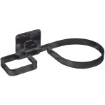 Metaform - support pour sche - cheveux et fer  lisser mural noir mat mod. cold wind black