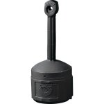 Cendrier sur pied d419xh978mm noir poly�thyl�ne standard justrite
