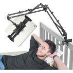 Support tablette lit. support tablette pivotant � 360�. avec des bras robustes en aluminium. convient ...