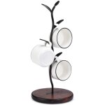 Support pour tasse � caf� en forme d'arbre � caf�, tasses � caf� et tasses � th� �tag�re de rangement ...