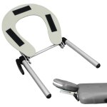 Support t�ti�re, appuie t�te en aluminium pour table de massage - vivezen