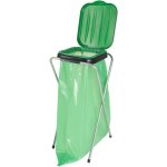 Support traiteur pour sacs poubelles et dchets 120l, vert