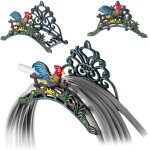 Support de tuyau d'arrosage en fonte, crochet rustique, support mural d�coratif pour tuyau d'arrosage, ...