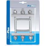 Support en u carre 60mm pour pince roue jockey - lot de 2 pieces sous blister Support en u carre 60mm pour pince roue jockey - lot de 2 pieces sous blister