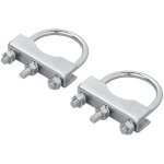 Support en u rond 6070mm pour pince a roue jockey - lot de 2 pieces Support en u rond 6070mm pour pince a roue jockey - lot de 2 pieces