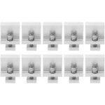 Support z pour montage solaire, bloc de pression en alliage d'aluminium, pinces de mise � la terre d'extr�mit� ...