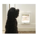 Grande chatiere a puce electronique blanc - sureflap