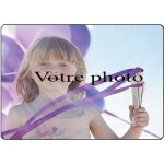 Surface de d�coupe personnalisable en verre 28. 5 x 20 cm
