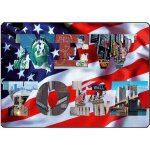 Surface de d�coupe en verre manhattan 28. 5 x 20 cm