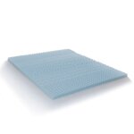 Literie surmatelas gel refresh 160x200 cm mmoire de forme avec gel thermorgulateur - olympe