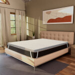 Miasuite - surmatelas 140x200 en mousse � m�moire de forme - hauteur 5 cm, � portance diff�renci�e, d�houssabl ...