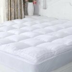 Sampur - surmatelas plumes douillet : 100% plumes de canard - 6cm - 90x190 cm
