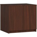 Akord - surmeuble pour armoire s60 weng 60 cm 2 portes faade weng 2 tagres 60x51x55 cm