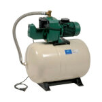 Surpresseur 100l dab aquajetgws151100m - rservoir horizontal  diaphragme avec pompe a eau 1, 1 kw de ...
