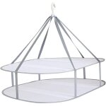 Suspendus schoir  pull - cintre  maille pliable  2 niveaux - pour chandail, dlicat et maillot de ...