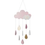 Suspension enfant nuage 57cm rose Suspension enfant nuage 57cm rose