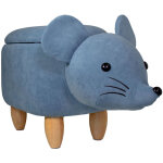 Animal storage tabouret pour enfants tabouret pour animaux avec espace de rangement tabouret rembourr ...