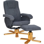 Svita - charles fauteuil relax tabouret fauteuil gris foncé fauteuil tv pivotant polyester bois Svita - charles fauteuil relax tabouret fauteuil gris foncé fauteuil tv pivotant polyester bois