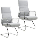 Svita office comfort 2x chaise visiteur chaise cantilever avec accoudoirs chaise de conf�rence sans roulettes ...