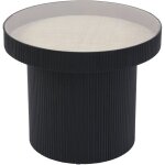 Svita miguel table d'appoint avec table basse en verre table basse petite ronde noir