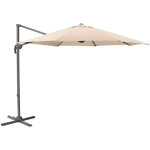 Svita parapluie beige 3m parasol alu pivotant parasol jardin terrasse Svita parapluie beige 3m parasol alu pivotant parasol jardin terrasse