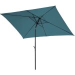 Svita - parasol 3x2m parasol de balcon rectangulaire avec protection solaire bleu clair mat Svita - parasol 3x2m parasol de balcon rectangulaire avec protection solaire bleu clair mat