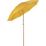Svita parasol bambou 2m inclinable parasol de jardin parasol de balcon jaune