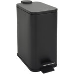 Svita st5 poubelle � p�dale 5l incl. seau int�rieur softclose rectangulaire noir