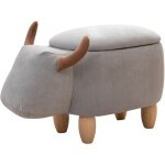 Svita - tabouret pour animaux espace de rangement tabouret pour enfants chambre d'enfants bo�te de si�ge ...