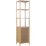 Svita - tagre de salle de bain l avec porte armoire de salle de bain avec tagre indpendante naturel ...