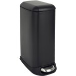 Ts12 poubelle � p�dale poubelle 12l incl. seau int�rieur p�dale noir - svita