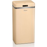 Swan swka4500cn retro poubelle  ouverture automatique avec capteur, mtal, 45 litres, vintage crme