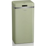 Swan - swka4500gneu retro poubelle � ouverture automatique avec capteur, m�tal, 45 litres, vintage vert ...