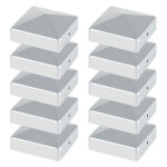 Swanew 10x capuchon de poteau large gamme d'applications clture de protection chapeau pyramide pour ...