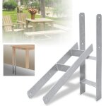 2 x ancres h support de poteau support de clture ancres de poteau mini pergolas 600mm pied de support ...