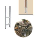 2 x ancres h support de poteau ancres de poteau galvanises  chaud 600mm ancres de poteau h 91mm - swanew ...