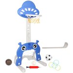 Swanew 4 en 1 panier de basketball enfant hauteur réglable 114 - 152cm avec but de football golf anneau ... Swanew 4 en 1 panier de basketball enfant hauteur réglable 114 - 152cm avec but de football golf anneau ...