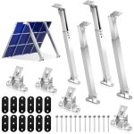 Swanew - 4pcs assemblage de support solaire photovolta�que, support pour panneau solaire