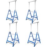 Hengda - swanew 4x chafaudage chevalet chevalet chevalet pliant chevalet chevalet outil banc rglable ...